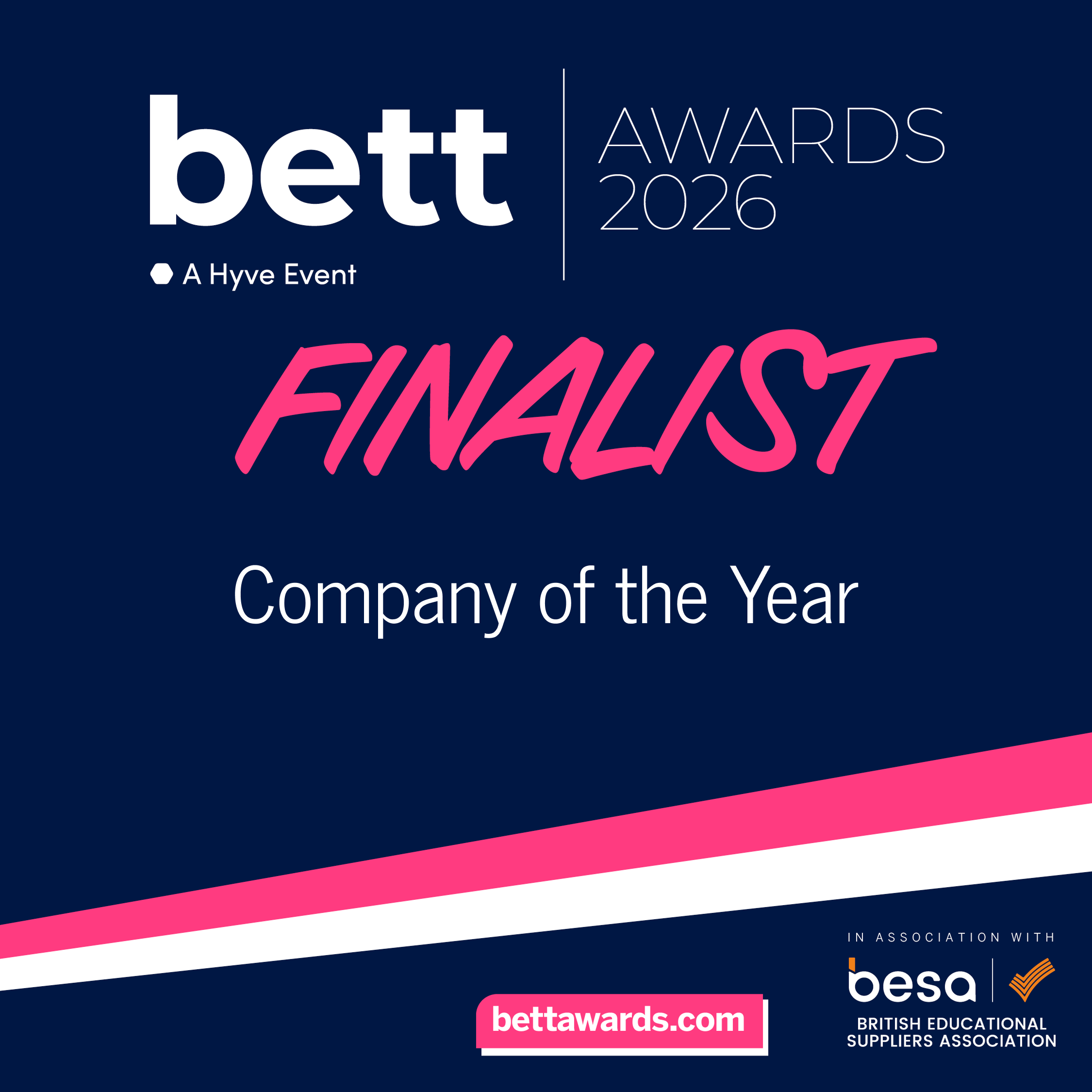 MagicBooking BETT Awards company of the year 2026 finalist