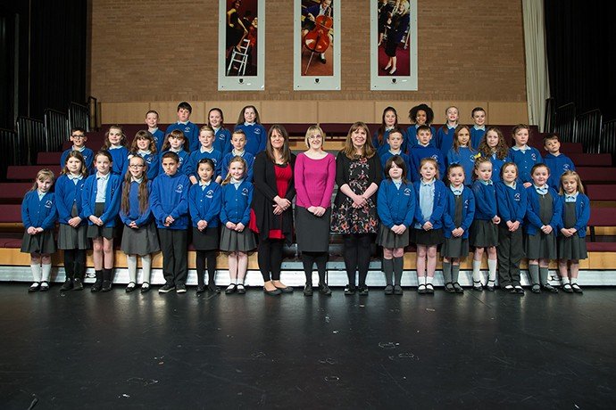 St Andrew's CE Primary School Oswaldtwistle choir group