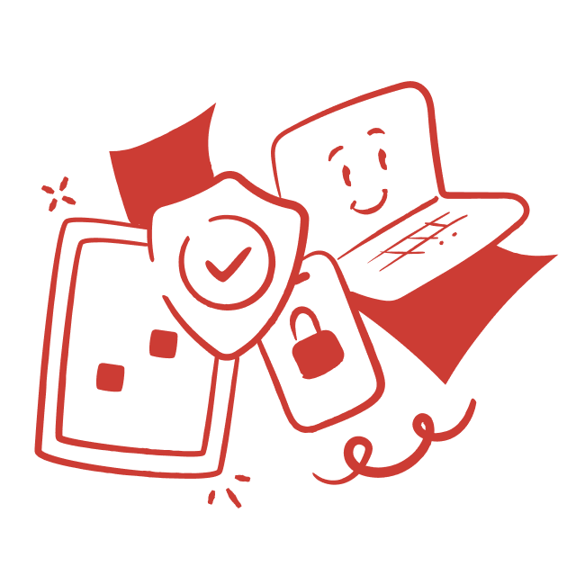 Key features illustration in Clubland Playscheme's branded colour